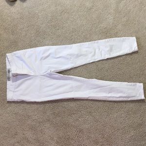 White super hi-rise jeans